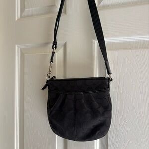 Coach Black Signature Shoulder Bag Crossbody